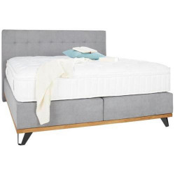 Esposa POSTEL BOXSPRING, 180/200 cm, šedá