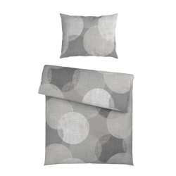 Esposa POVLEČENÍ, flanel, antracitová, 140/220 cm