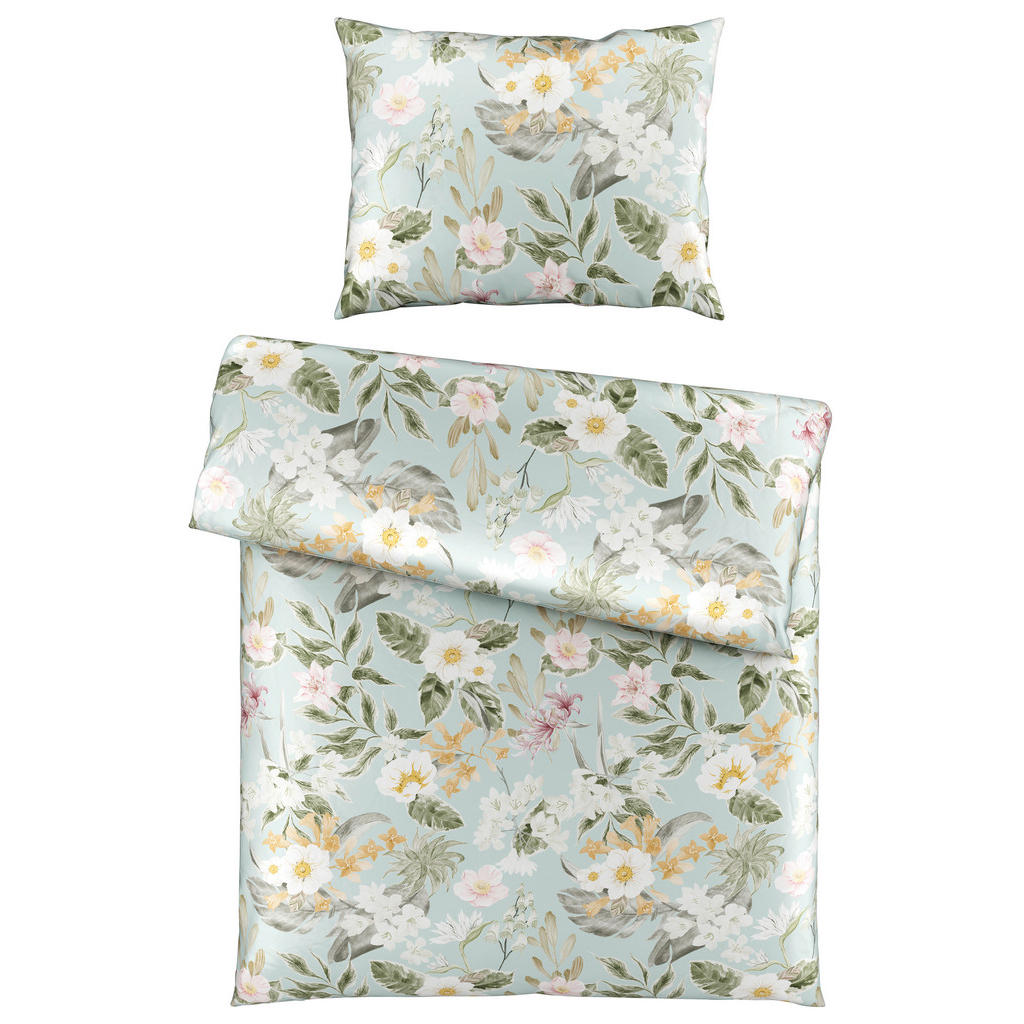 Esposa POVLEČENÍ, satén, mátově zelená, 140/200 cm