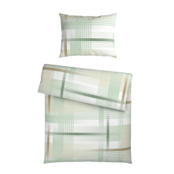 Esposa POVLEČENÍ, flanel, zelená, 140/200 cm