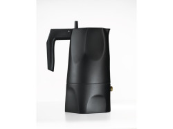 Espresso kávovar Ossidiana, černý, prům. 12 cm - Alessi