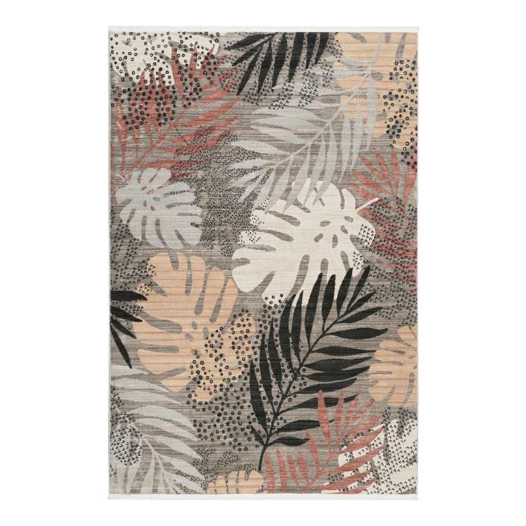 Esprit TKANÝ KOBEREC, 160/225 cm šedá, červená, béžová