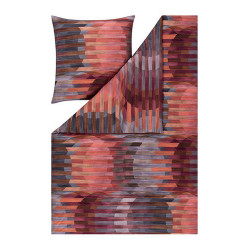 Estella POVLEČENÍ, interlock jersey, červená, 140/200 cm