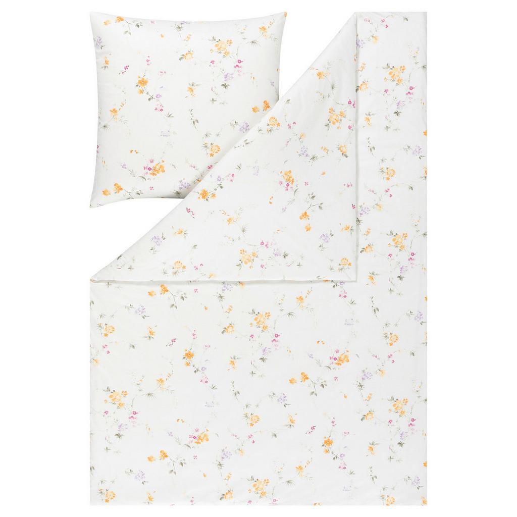 Estella POVLEČENÍ, interlock jersey, oranžová, 140/200 cm