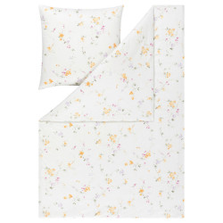 Estella POVLEČENÍ, interlock jersey, oranžová, 140/200 cm