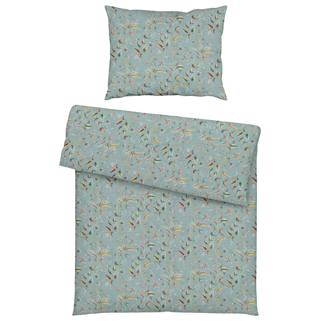 Estella POVLEČENÍ, makosatén, mátově zelená, 140/220 cm