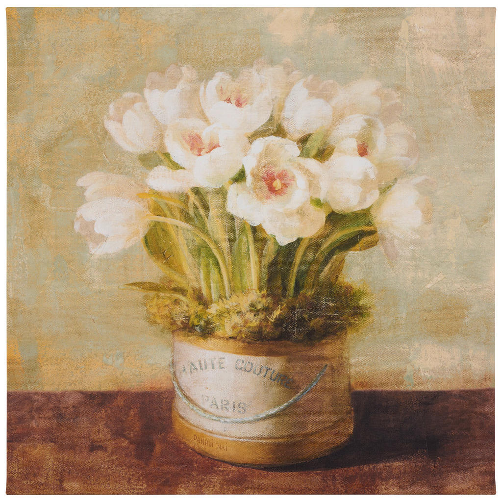 Euroart MALBA NA PLÁTNĚ, květiny, 55/55/3 cm