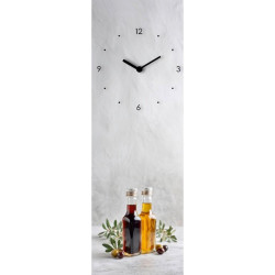 Euroart NÁSTĚNNÉ HODINY vícebarevná, bílá 20/60/3.1 cm
