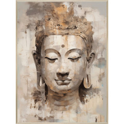 Euroart OBRAZ NA KOVU, buddha, 60/80/4 cm
