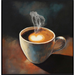 Euroart OBRAZ NA KOVU, jídlo a pití, 30/30/2 cm