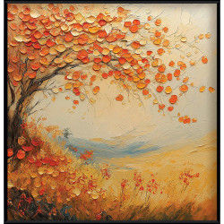 Euroart OBRAZ NA KOVU, krajina a příroda, 30/30/2 cm