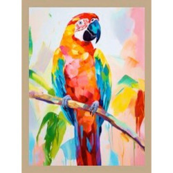 Euroart OBRAZ NA KOVU, zvířata, 60/80/4 cm