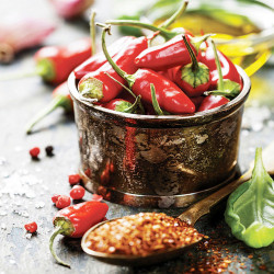 Euroart OBRAZ NA SKLE, jídlo a pití, 20/20/1,40 cm