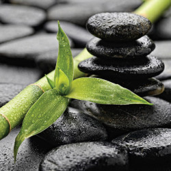 Euroart OBRAZ NA SKLE, zen, 30/30 cm