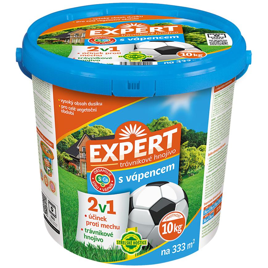 Expert 2v1 - trávníkové hnojivo s vápencem 10 kg