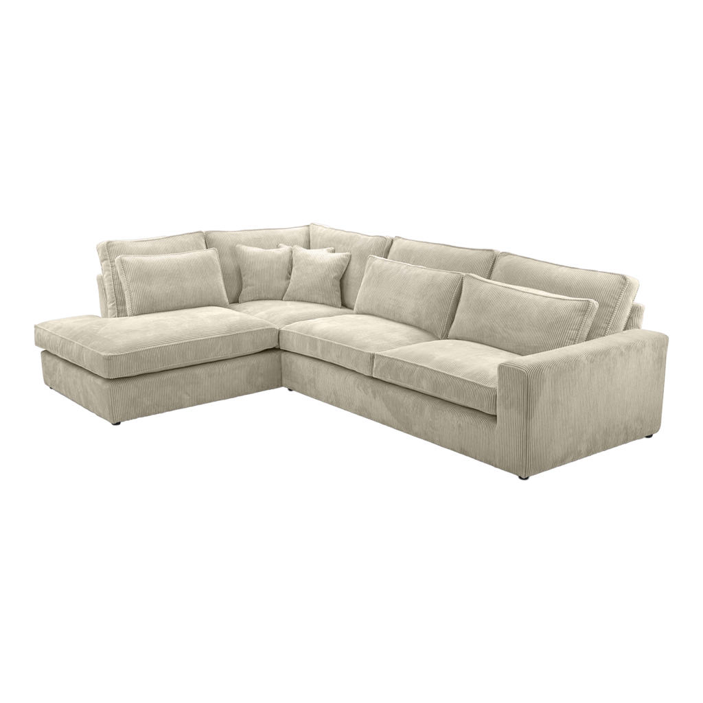 Fedve ROHOVÁ SOFA CAMBO MINI Bez funkce spaní, Krémová