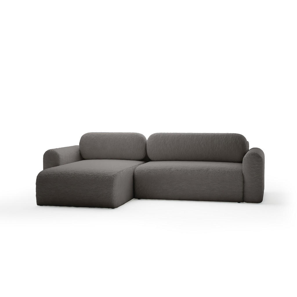 Fedve ROHOVÁ SOFA Thekla s funkcí spaní, Šedá
