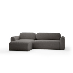 Fedve ROHOVÁ SOFA Thekla s funkcí spaní, Šedá