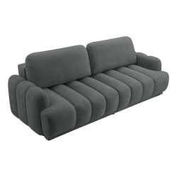 Fedve SOFA MAVANTI s rozkládací funkcí, tmavě šedá