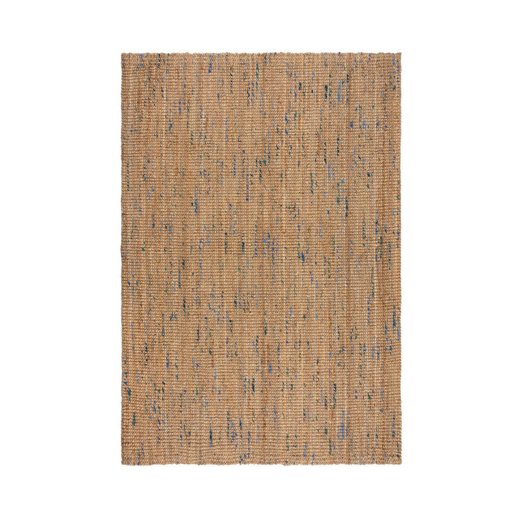 Flair Rugs RUČNĚ TKANÝ KOBEREC, 120/170 cm modrá, přírodní barvy