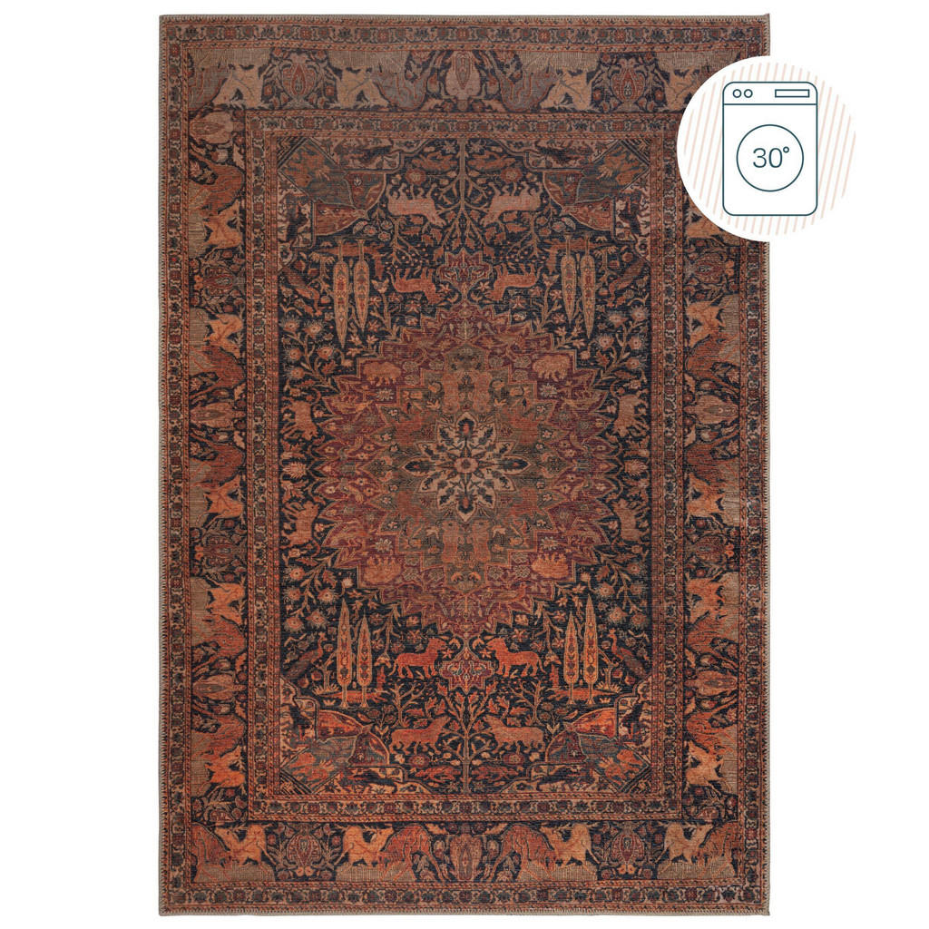 Flair Rugs TKANÝ KOBEREC, 152/230 cm červená