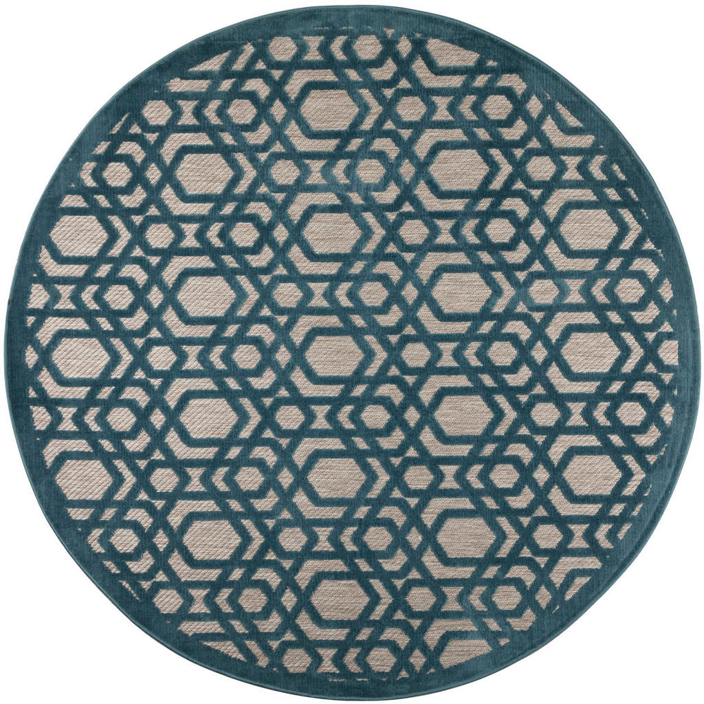 Flair Rugs VENKOVNÍ KOBEREC, 160/160 cm modrá