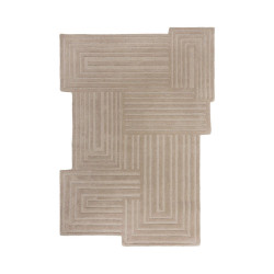 Flair Rugs VLNĚNÝ KOBEREC, 120/170 cm přírodní barvy