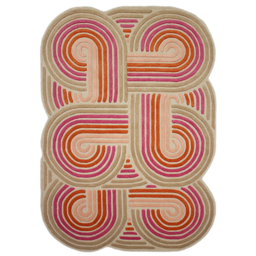 Flair Rugs VLNĚNÝ KOBEREC, 140/200 cm pink