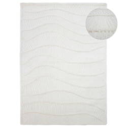 Flair Rugs VLNĚNÝ KOBEREC, 160/230 cm bílá