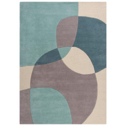 Flair Rugs VLNĚNÝ KOBEREC, 170/120 cm modrá