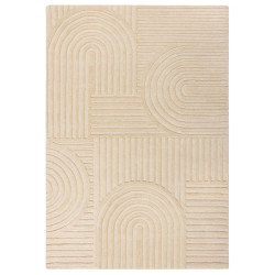 Flair Rugs VLNĚNÝ KOBEREC, 170/120 cm přírodní barvy