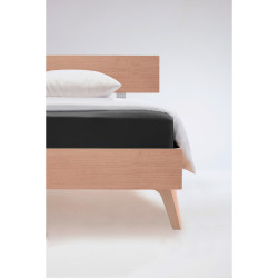 Fleuresse ELASTICKÉ PROSTĚRADLO, žerzej, šedá, 140-160/200-220 cm