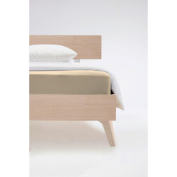 Fleuresse ELASTICKÉ PROSTĚRADLO, žerzej, béžová, 180-200/200-220 cm