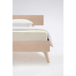 Fleuresse ELASTICKÉ PROSTĚRADLO, žerzej, béžová, 180-200/200-220 cm