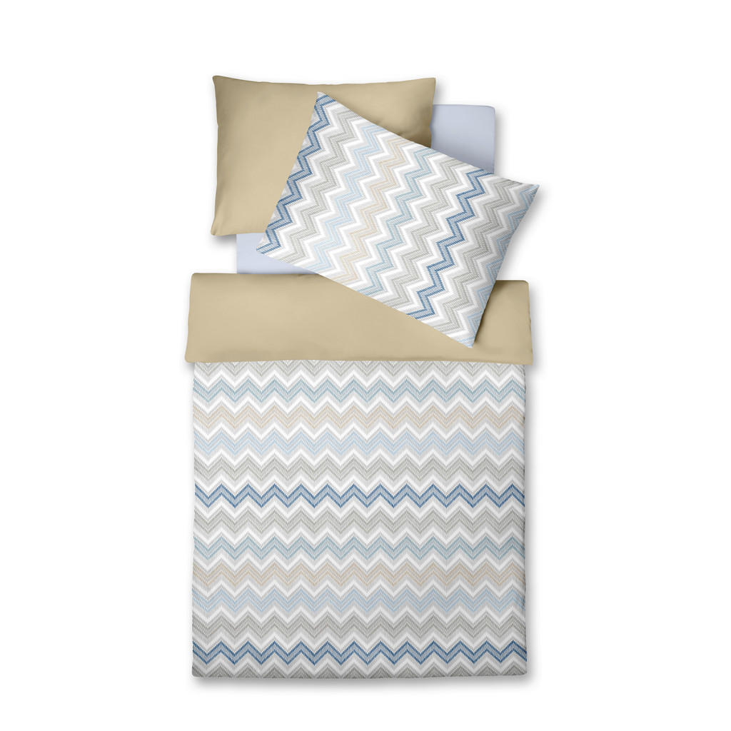 Fleuresse POVLEČENÍ, makosatén, bílá, petrolej, světle šedá, béžová, pastelově modrá, 140/200 cm