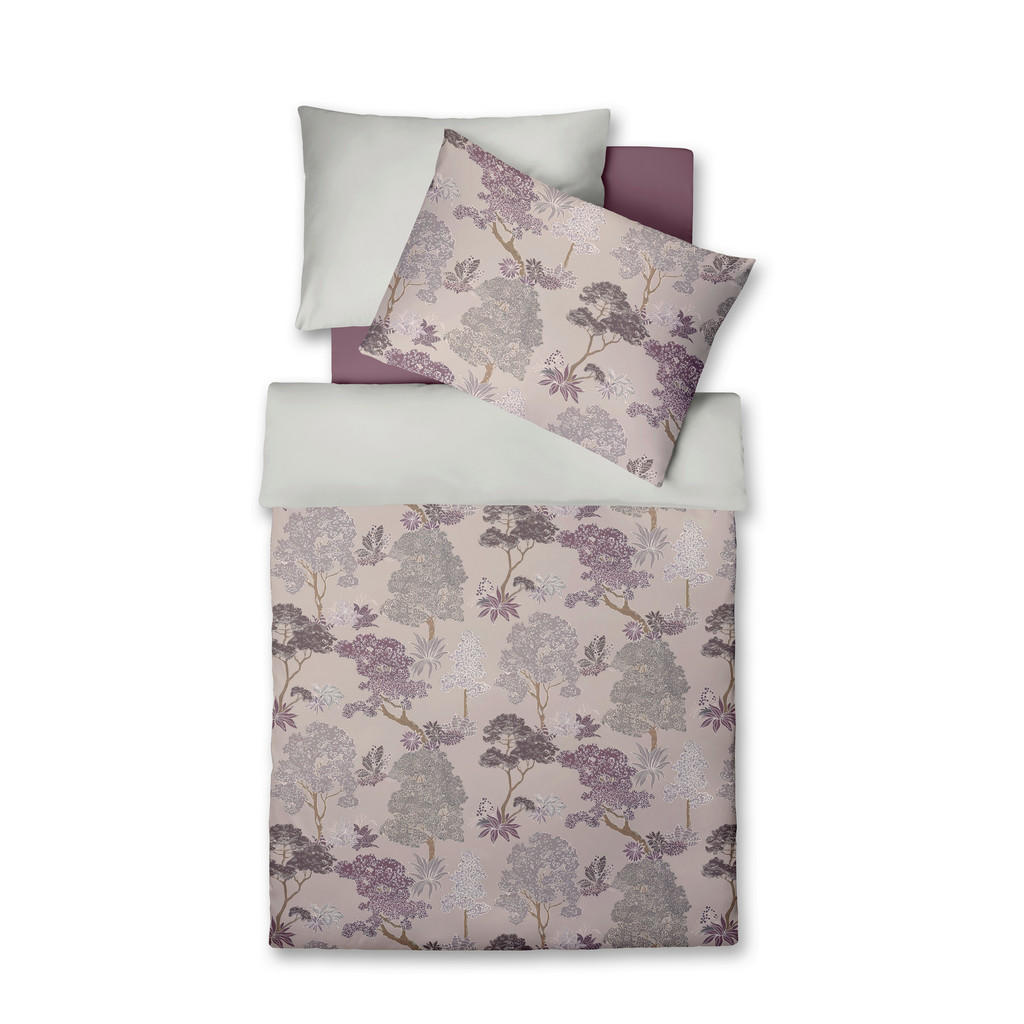 Fleuresse POVLEČENÍ, makosatén, šeříková, perleť, šedobéžová, světle fialová, 140/200 cm