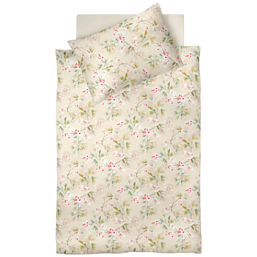 Fleuresse POVLEČENÍ, satén, krémová, bobulová, béžová, curry žlutá, olivově zelená, 140/200 cm