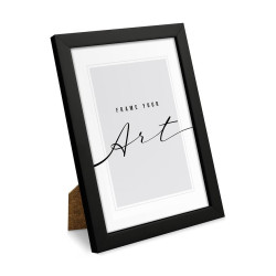 Fotorámeček 24x30 černý lesk sklo