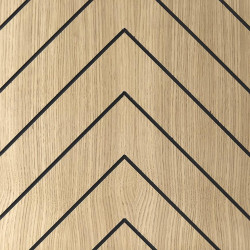 Frézovaný panel Quadro Abeto dub 40x40 cm MDF