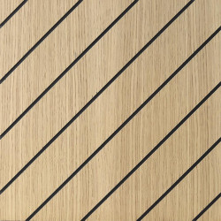 Frézovaný panel Quadro Diagonal dub 40x40 cm MDF