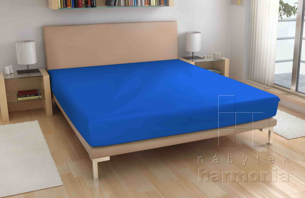 Froté prostěradlo - tmavě modré - 60 x 120 cm