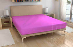 Froté prostěradlo - tmavě růžová - 60 x 120 cm