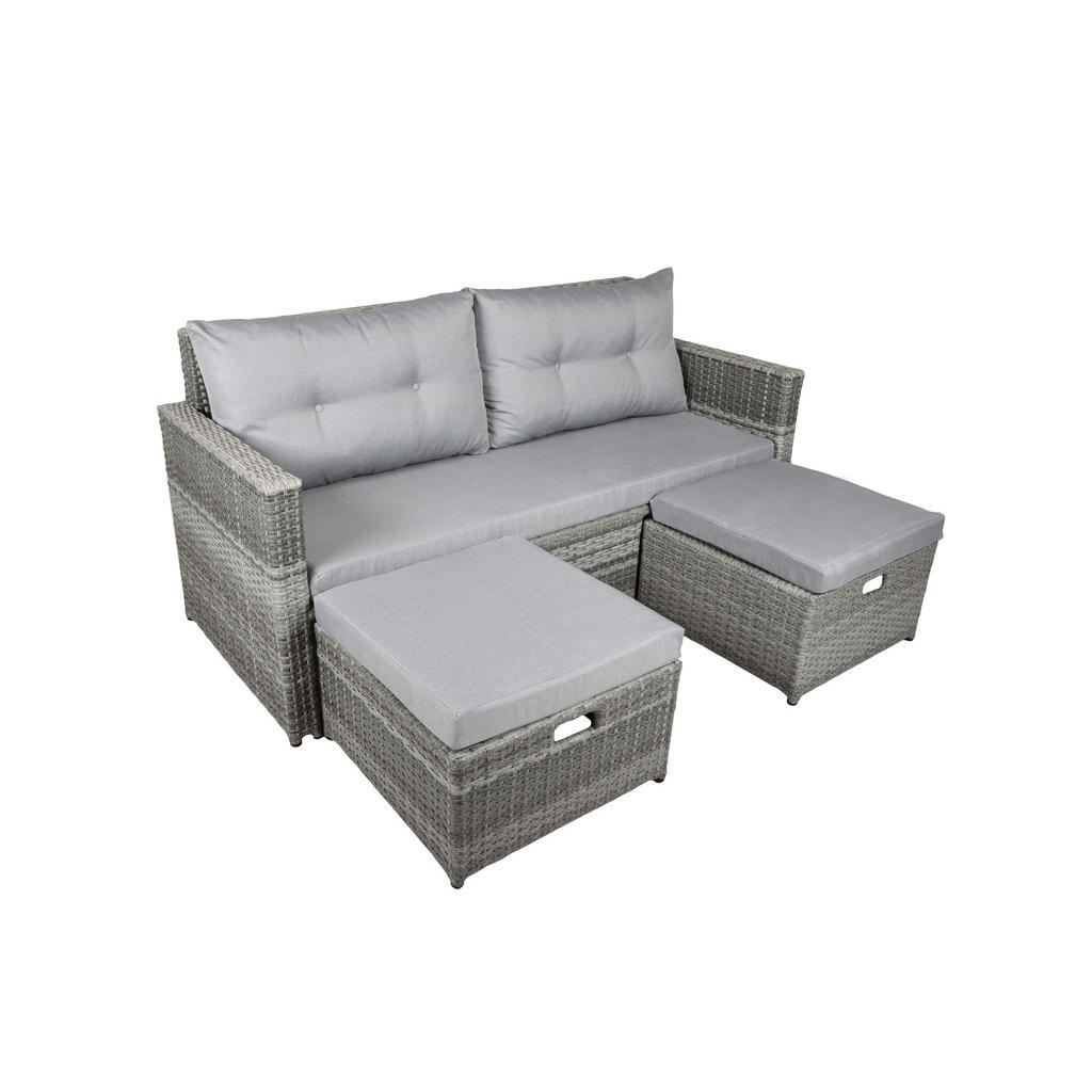 Gardenson RELAXAČNÍ POHOVKA plast, kov, textil