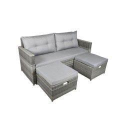 Gardenson RELAXAČNÍ POHOVKA plast, kov, textil