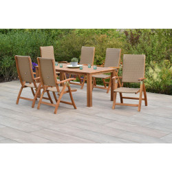 Gardenson ZAHRADNÍ SESTAVA 7dílné, dřevo, plast