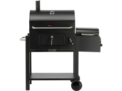 Gril na dřevěné uhlí Deluxe s udírnou 99925