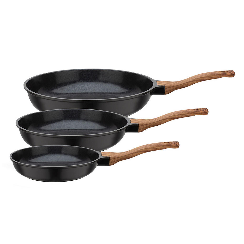 GSW SADA PÁNVÍ povrch Vitaflon® Quarzit 3dílné 20+24+28 cm
