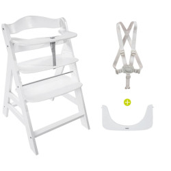 Hauck VYSOKÁ ŽIDLE, buk, bílá