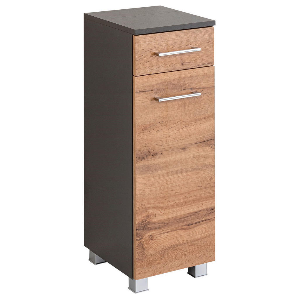 Held SPODNÍ SKŘÍŇKA, dub wotan, barvy grafitu, 30/79/35 cm