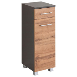 Held SPODNÍ SKŘÍŇKA, dub wotan, barvy grafitu, 30/79/35 cm